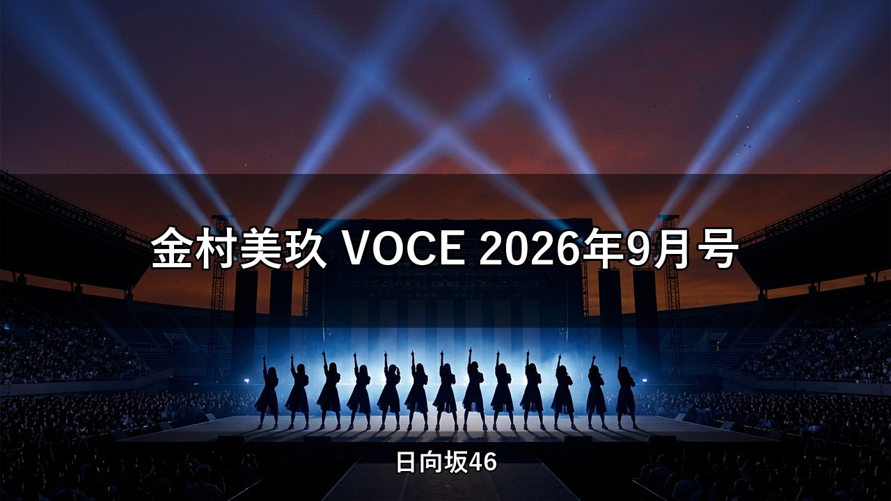 金村美玖 VOCE 2026年9月号