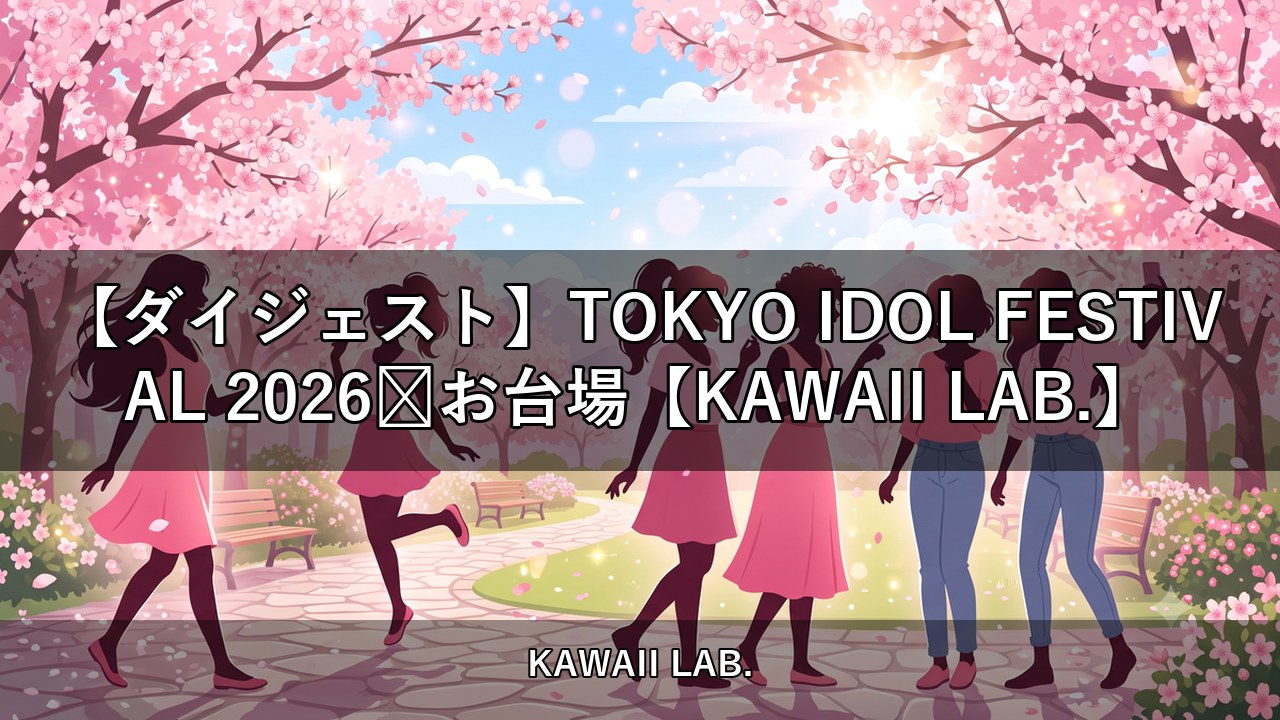 【ダイジェスト】TOKYO IDOL FESTIVAL 2026📍お台場【KAWAII LAB.】【KAWAII LAB.】