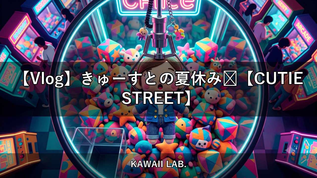 【Vlog】きゅーすとの夏休み🌻【CUTIE STREET】【KAWAII LAB.】