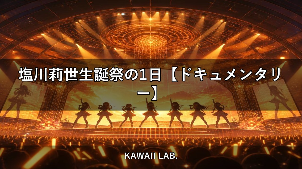 塩川莉世生誕祭の1日【ドキュメンタリー】【KAWAII LAB.】