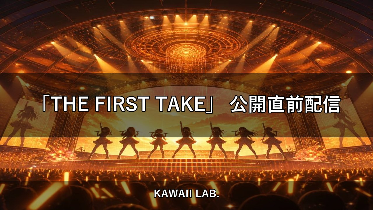 「THE FIRST TAKE」 公開直前配信【KAWAII LAB.】